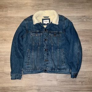 Sherpa Lined Jean Jacket